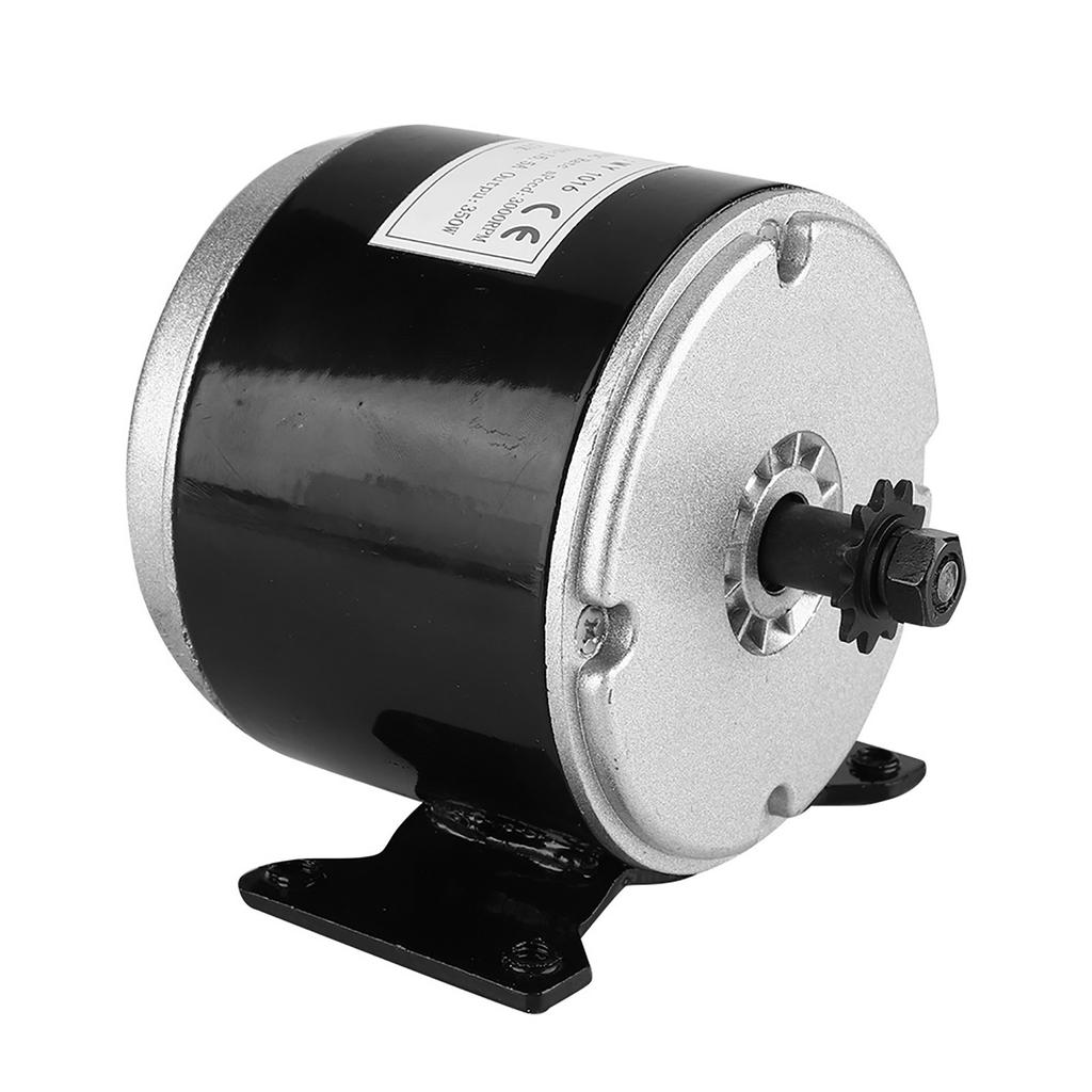 24V 350W Motor, Professional Metal Brushed Motor Replacement for Electric Scooter