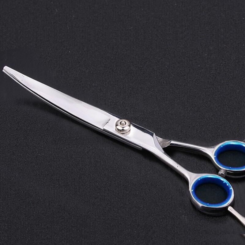 Professional Dual Curved Pet Grooming Scissors 7-inch