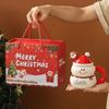 Creative Christmas Ceramic Cup Cartoon Snowman Mugs Gift Box for Christmas Household Coffee Mug Milk Cup