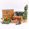 Gift wrapping paper Vintage yellow kraft paper wrapping paper Christmas gift box DIY wrapping paper-6pcs 50*70CM
