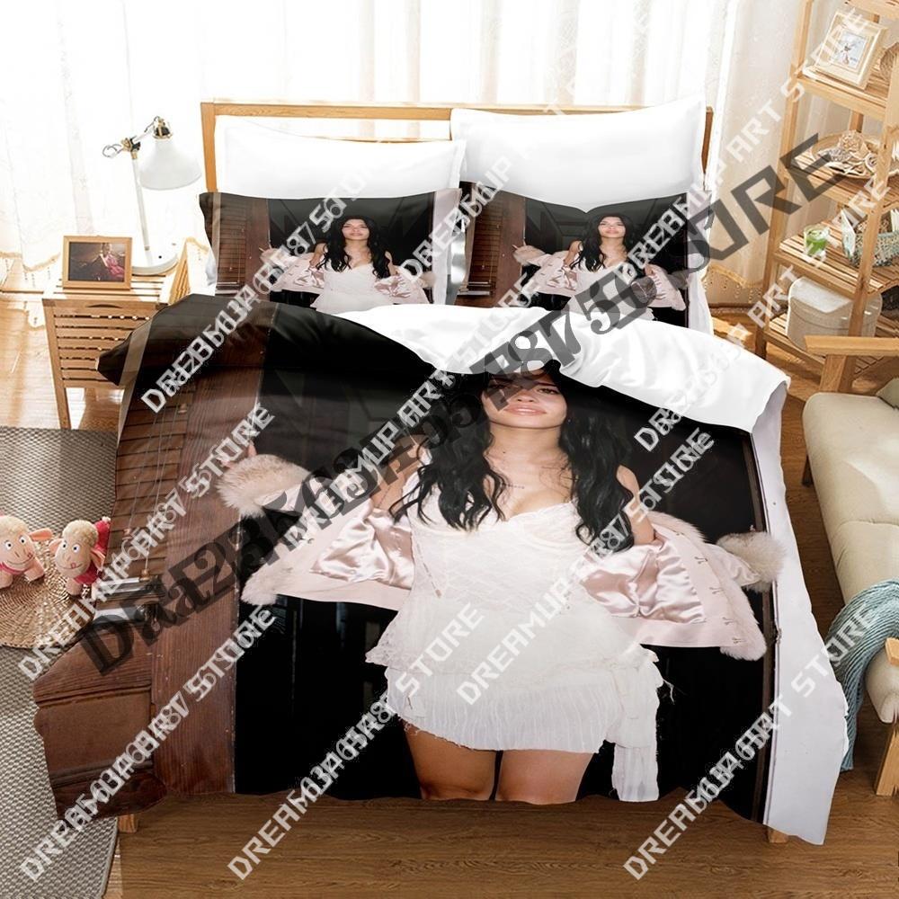 3D Print Nessa Barrett Singer Bedding Set Twin Queen King Full Size Duvet Cover Pillowcase Bed boys girls Adult
