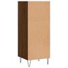 Sideboard in Brown Oak Look 13.6  x 12.8  x 35.4  Particleboard