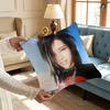 Singer TTom Kaulitz Anime Pillow Case Antidustmite Pillowcase Invisible zipper silky short plush Sofa cushion cover