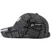 Hot Sale Unisex Casual Graffiti Newspaper Design Baseball Cap Street Hip Hop Sunscreen Outdoor Hat For Women And Men