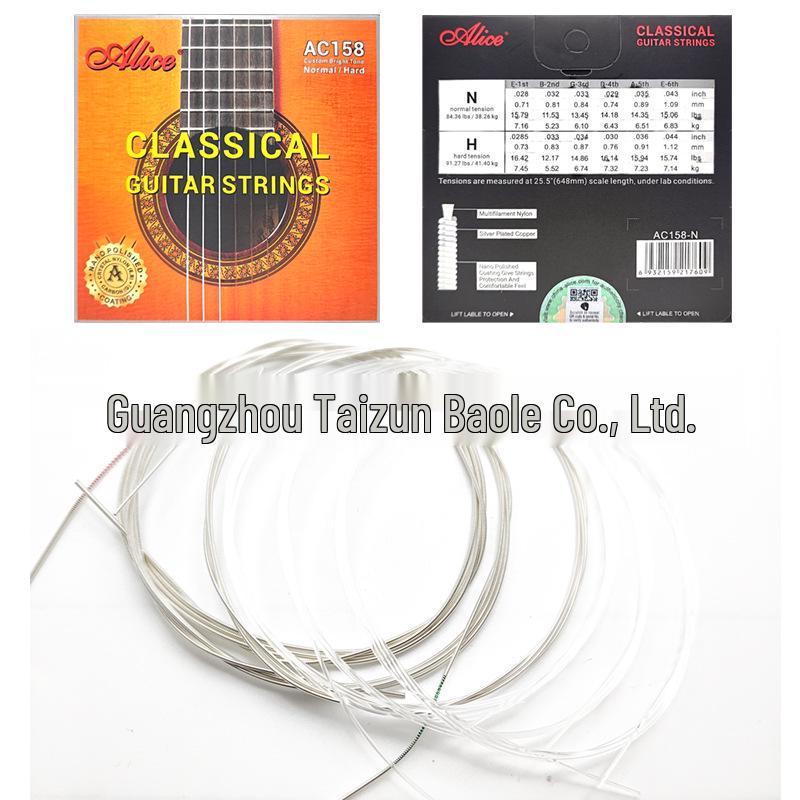 Alice AC158 Silver-Plated Copper Anti-Rust Classical Guitar Strings