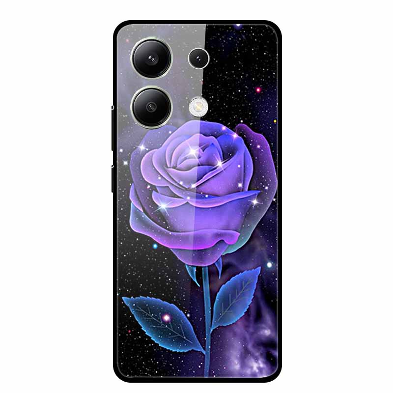 For Xiaomi Redmi Note 13 5G Phone Case Soft Bumper Tempered Glass Hard Back Cover Case For Redmi Note 13 Pro Case Note13 Pro Bag