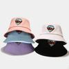 Creative New Landscape Painting Pattern Bucket Hat Spring and Summer Macaron Color Small Fresh Basin Hat Sunscreen Hat