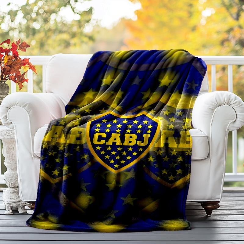 CABJ Flannel Blanket Soft All-Season Throw, Design for Camping, Car Travel, Hiking Sofa, Bed, Office Perfect Gift for Parties