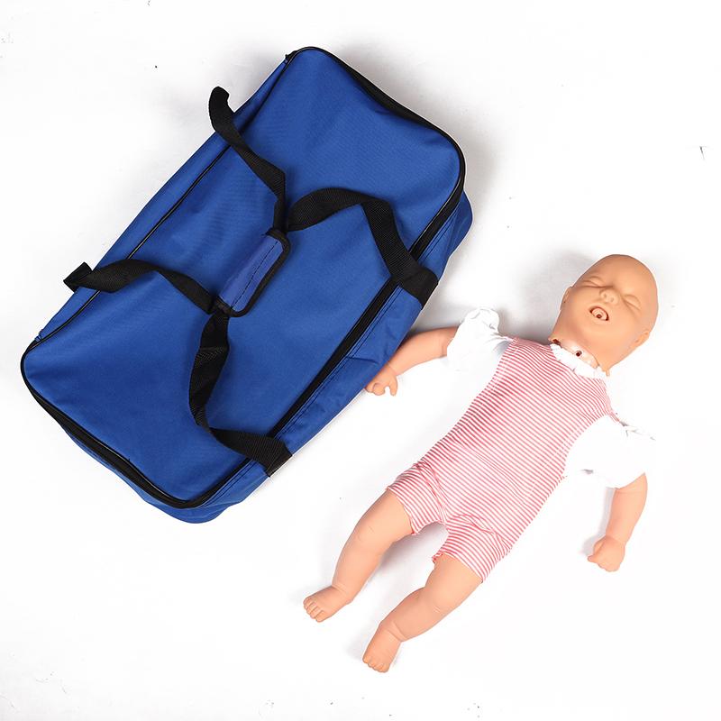 Modèle d'infarctus du nourrisson Mannequin d'entraînement à l'obstruction des voies respiratoires du nourrisson Mannequin de RCR Outil d'enseignement médical