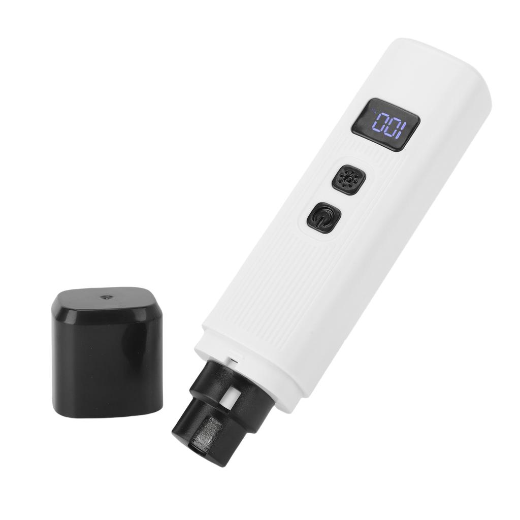 Dog Nail Grinder Multifunctional Built In LED Light Low Noise Rechargeable Pet Nail Trimmer for Home