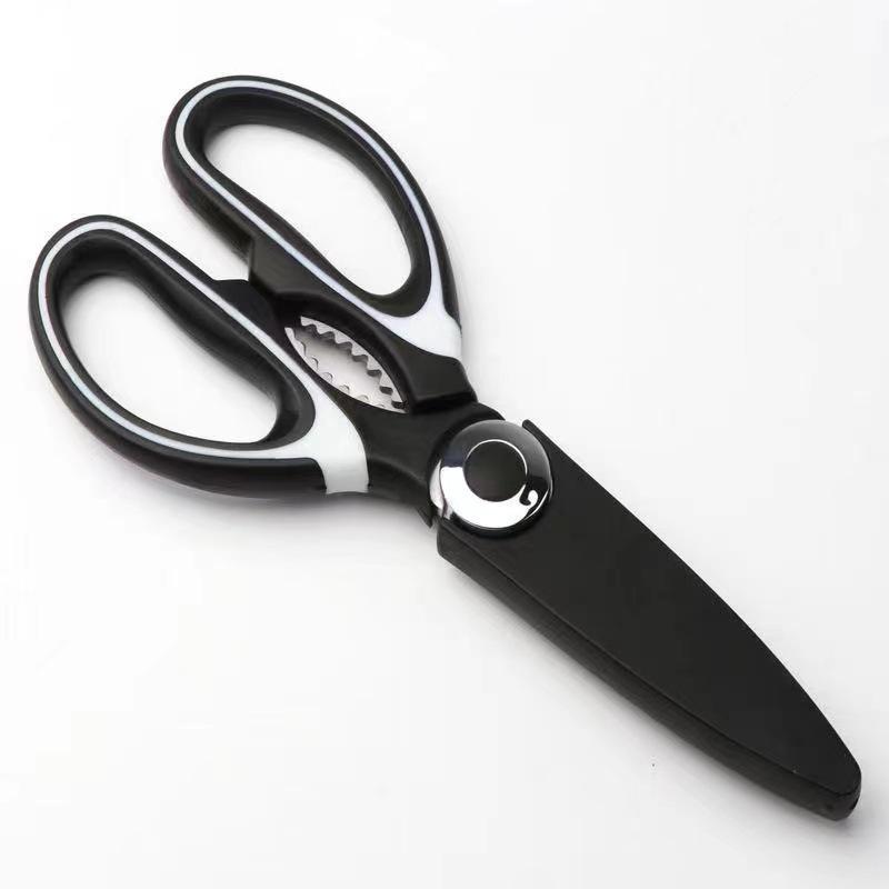 Multifunctional Stainless Steel Panda Kitchen Scissors for Chicken and BBQ