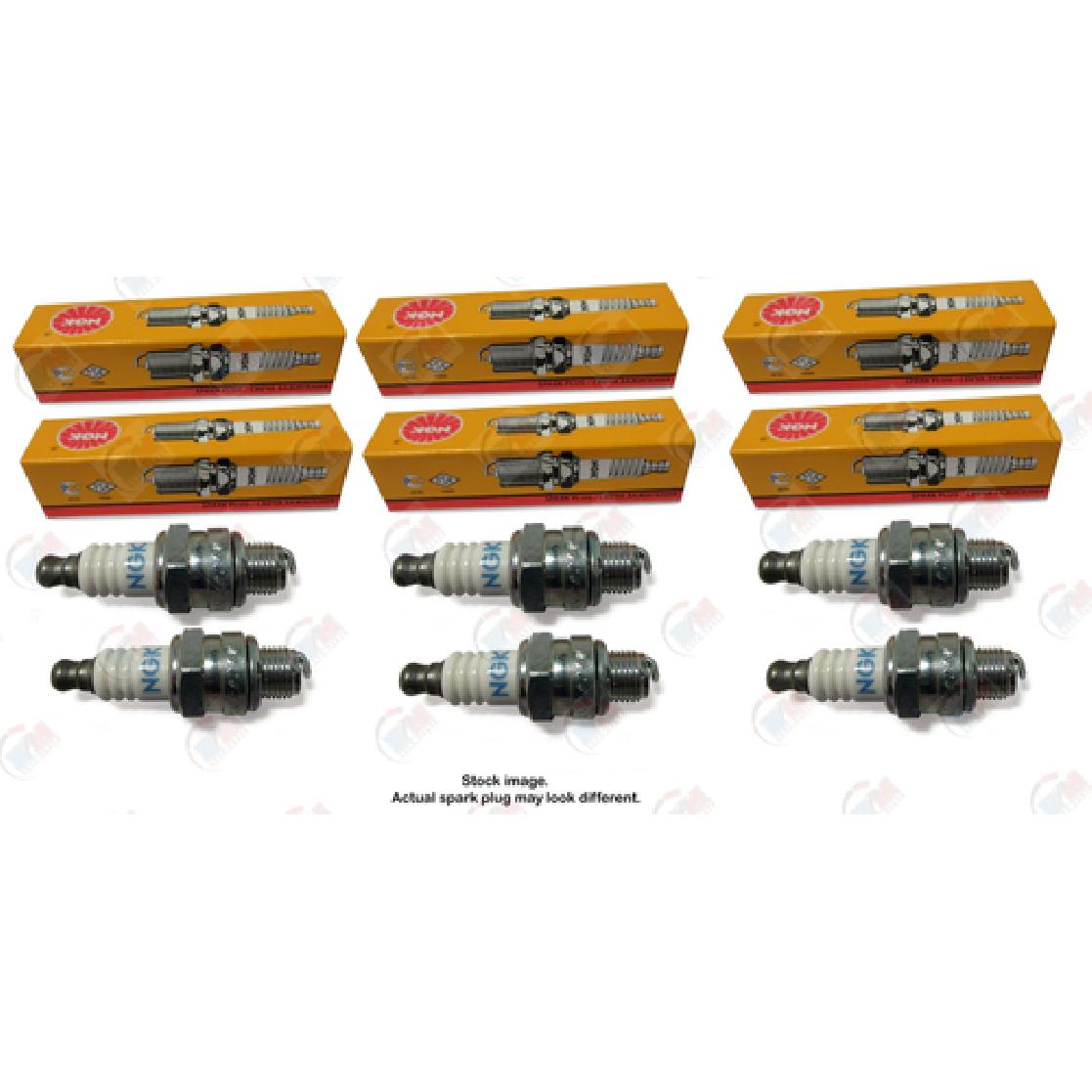 6pc  Standard Plug Spark Plugs 7022 BPR6HS 7022 BPR6HS Tune Up Kit jr