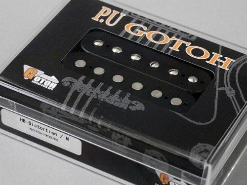 Звукосниматели GOTOH: Сделано в Японии HB-Distortion Хамбакер, Нек (Шеи), черный (GTPU-HB-DST-N)