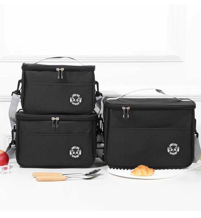 Izolovaná taška na oběd Bento s velkou kapacitou - Vodotěsná, silná, podšívka z hliníkové fólie pro pikniky