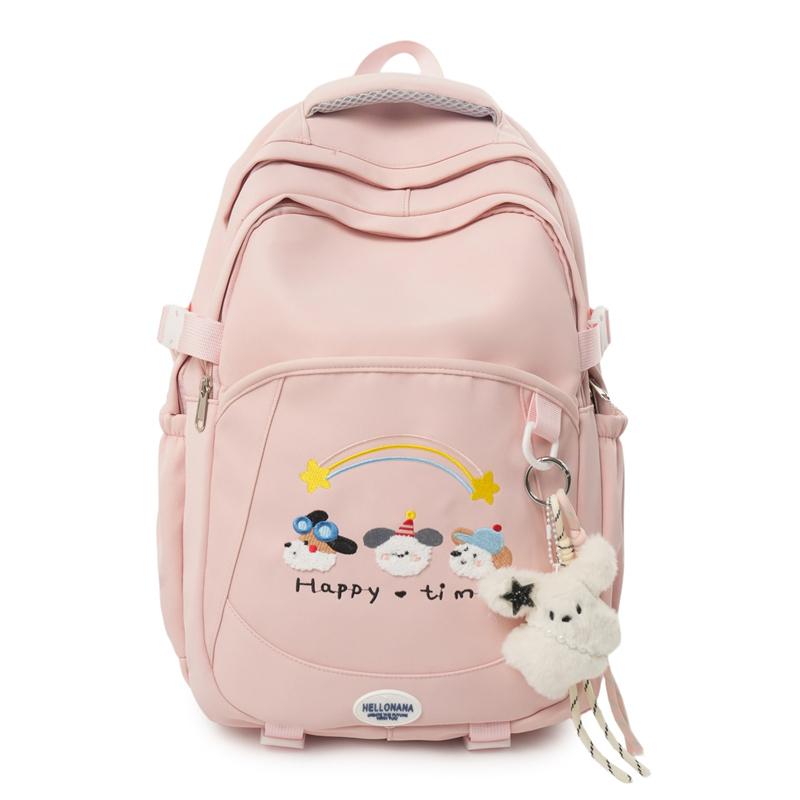 Cartoon Student Schoolbag Women s Lightweight Backpack