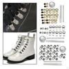 Boot Lace Hooks Eyelet Repair crafts D Ring Buckle for Mountaineering Shoes Camping Outdoor