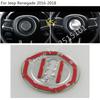 Car Detector Stick Cover Stainless Steel Steering Wheel Interior Kit Trim Frame 1pcs For Jeep Renegade 2016 2017 2018