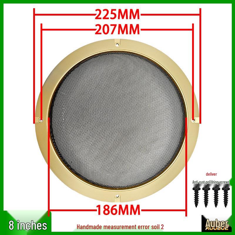 Metal Mesh Speaker Grille Dust Cover for Car Speakers (2" to 10")