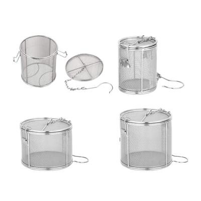 Infusore da Tè a Rete in Acciaio Inossidabile con Gancio a Catena Esteso Colino per Spezie e Condimenti Cestello per Separazione Spezie Utensili da Cucina