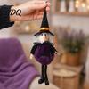 Halloween Holiday Decoration Plush Pom Hanging Decoration Pumpkin/Ghost/Black Cat/Witch Doll Witch Ornament