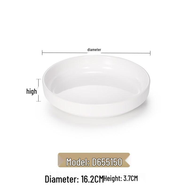 Melamine Three-Compartment Dumpling Plate