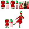 Children's Christmas Outfit Boys And Girls Santa Claus Suit Red Long Sleeve