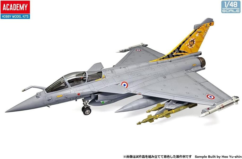 Academy French Air Force Rafale C 1st Fighter Squadron Provence 2012 Plastic Model Kit 12346 1/48