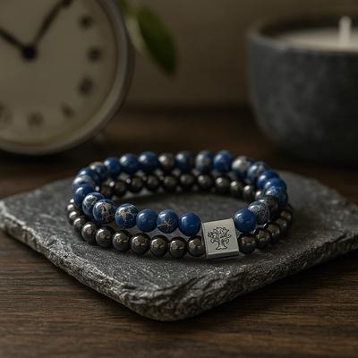 Sodalite Bracelet Magnetic Gemstone Crystal