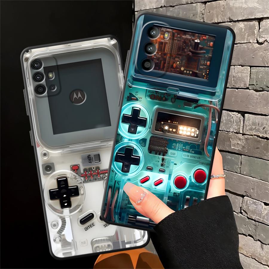 Geladene Spielmaschine Weiche Rückseite Handyhülle für Moto S30 Pro Edge 20 30 X30 Pro