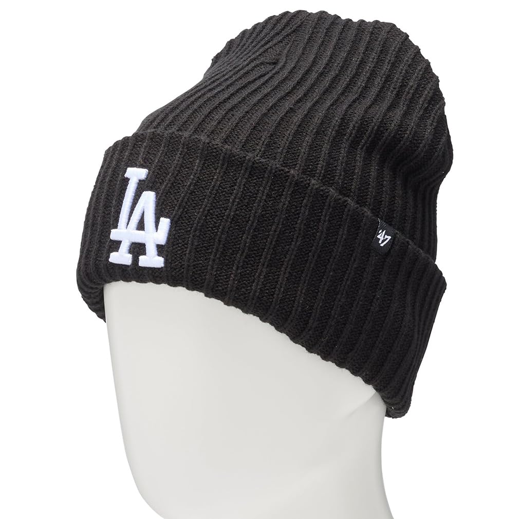 Forty Seven Dodgers Knit Free 47brand486 '47 Cap/Beanie, Men's, Size, Black/Navy,