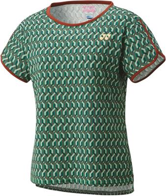 T-shirt Yonex Game Game Vert Feuille S, T-shirt pour femmes, 20803, (455),