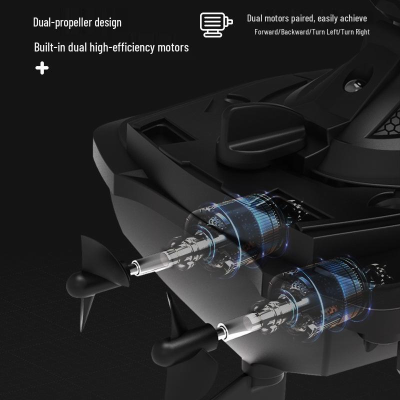 High-Speed Remote Control Boat - Waterproof Electric Toy for Kids