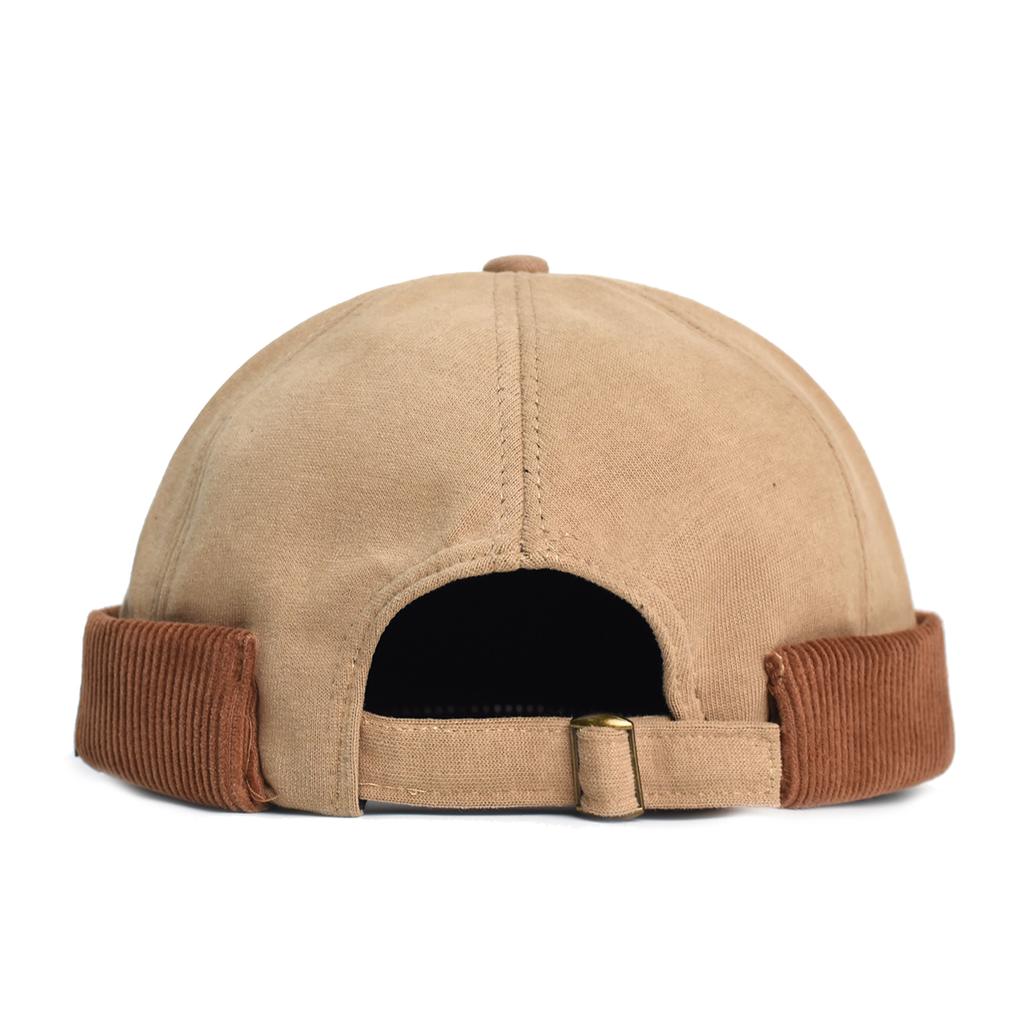 Beanie Hat Without Visor Docker Brimless Hats Dome Corduroy For Men Women Y2K Vintage Retro Streetwear Winter Autumn Cap
