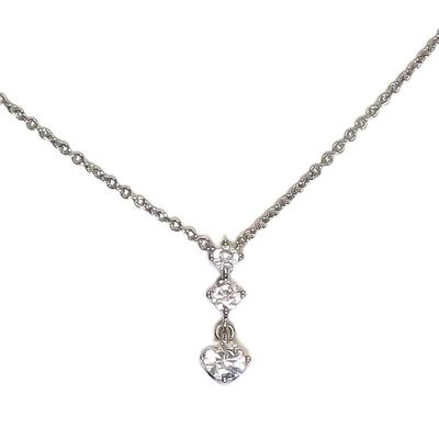 [MWJ TOKYO] Magnetic Necklace, 3 Stones, Silver, Jewelry, Accessory, Casual, Women's
