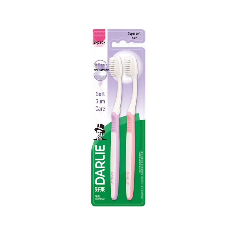 

Darlie Soft Silk Clean BC5 Toothbrushes, Soft Bristles, 4-Pack