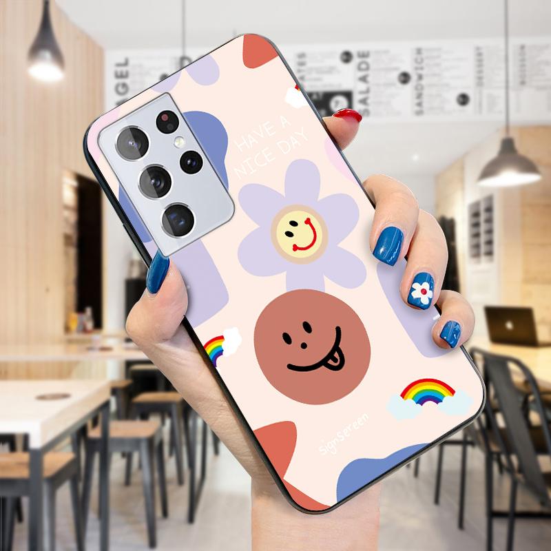 

Кольцо на палец, ремешок с цветами, детский смайлик, чехол для телефона Redmi Note 13 Pro 4G