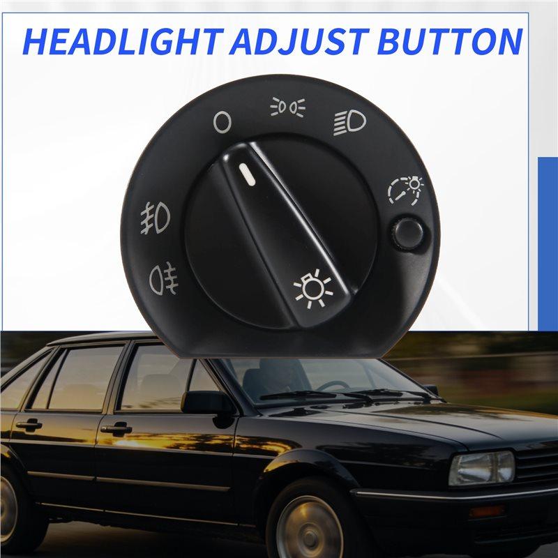 QQ-For VW Santana Quattro Headlight Control Switch Adjust Button Replacement Parts 33D941531