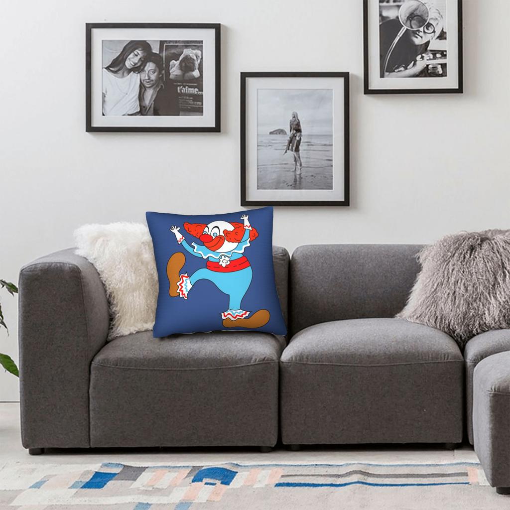 Pillow Case Funny Clowns B-Bozoeds Soft Pillow Cover For Living Room Sofa Vintage Pillowcases