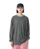 Summer Wool Stripe Long Sleeve and Long Sleeve Size T-Shirt CS-26SU006 (Cut Sew, T-Shirt, Men's/Women's, GREIGE, M)