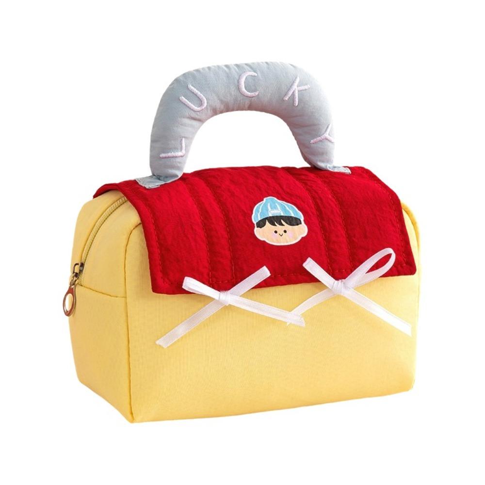 Multi-functional Large Capacity Makeup Bag Waterproof Zipper-style Toiletry Bag House Shape Cosmetic Bag Women Girls