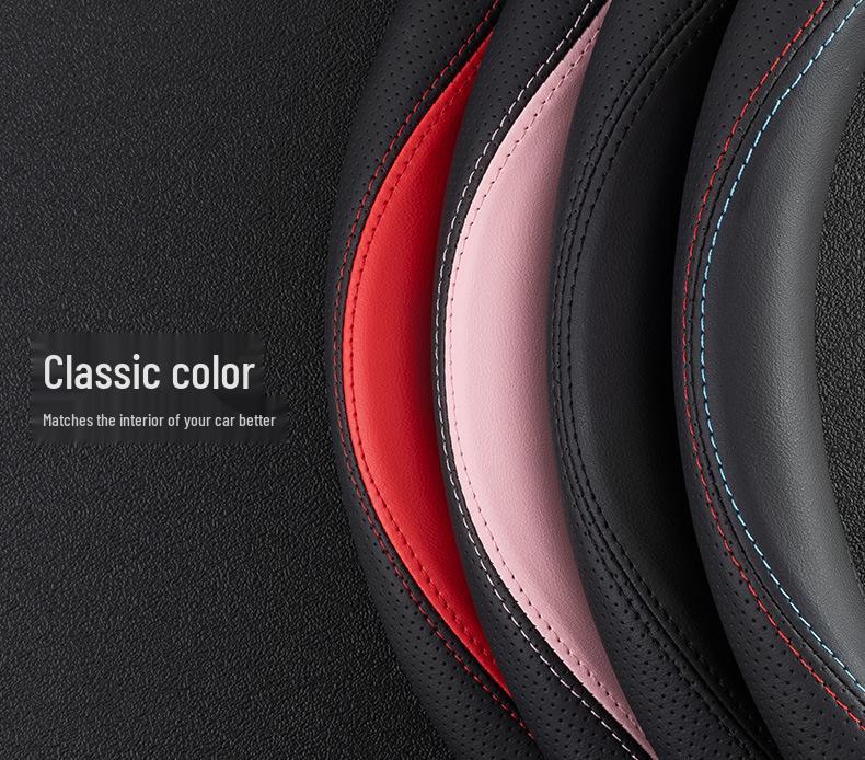 Custom Steering Wheel Cover for BYD Han EV, Song PLUS, Tang DMI, Yuan Pro, Dolphin, and Han DMi.