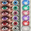 Cosplay Colored Contact Lenses 1 Pair Pink Purple Lens Anime Role Playing Eye Makeup Softlens Fashion Cosmetics