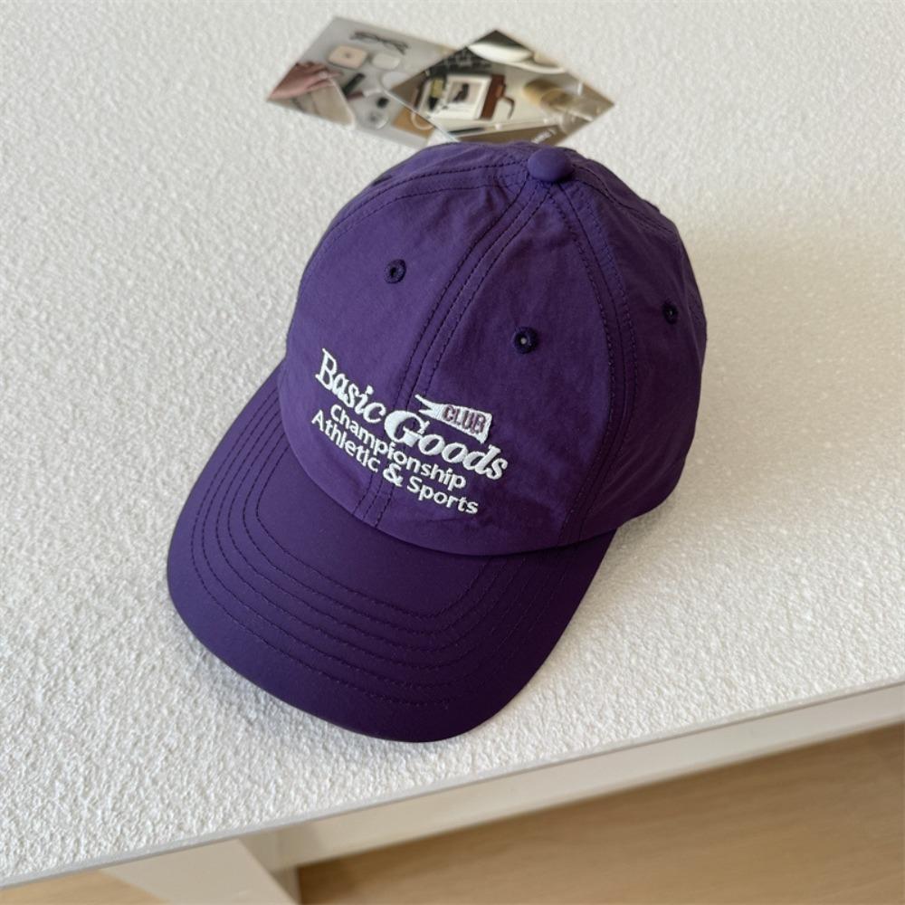 Quick-Drying Cloth Sun Hat Letter Embroidery Peaked Hat New Baseball Hat  Summer