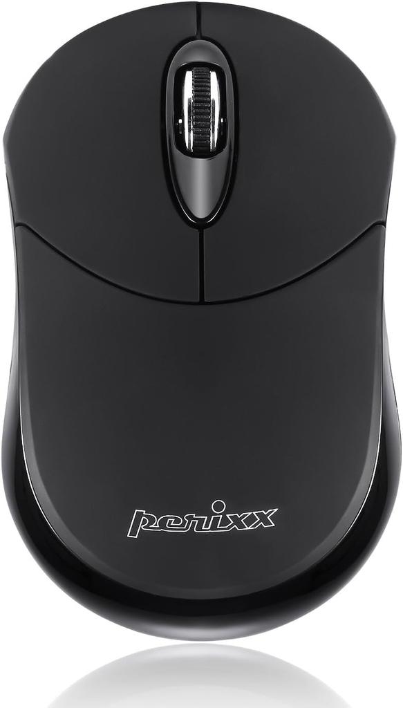 Perixx Compact Wireless Bluetooth Compatible with and Mac Black PERIMICE-802 Mouse, Windows, Android, Tablets, Linux, -