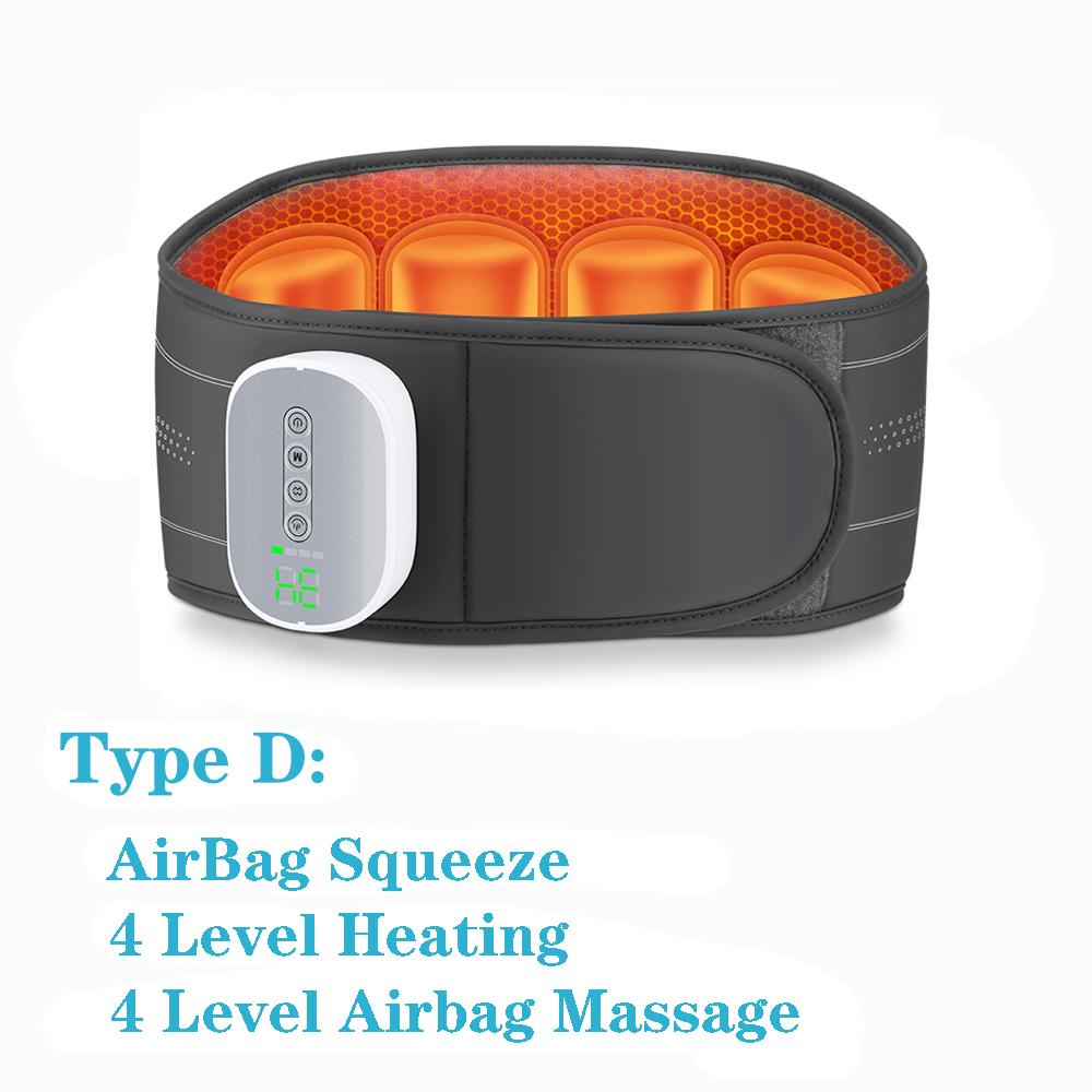 Electric Heating Waist Belt Inflatable Lumbar Protector Back Decompression Brace Infrared Vibration Massage Waist Airbag Support