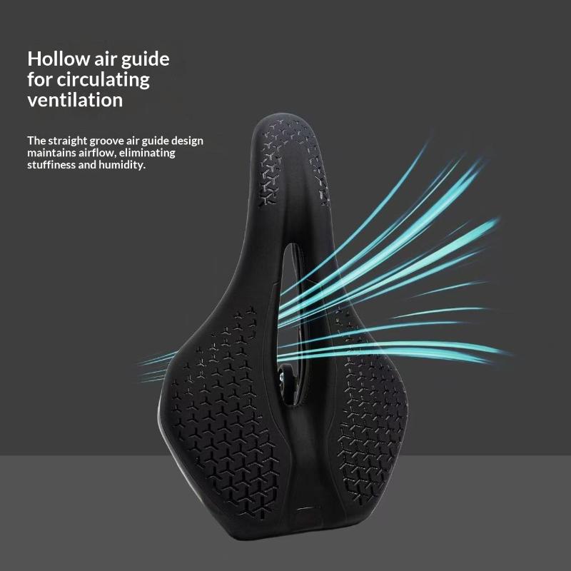 Universal Bicycle Seat For Mountain Bikes Comfortable Soft Shock Absorbing Breathable Cycling Outdoor Riding Accessories 1Pc