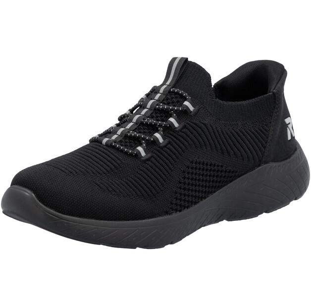 Женские слипоны Rieker Damen m5066 чёрные