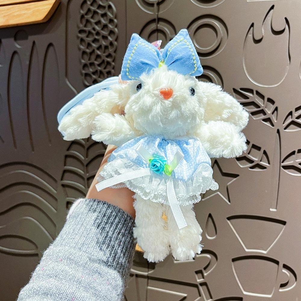 

Dress Rabbit Doll Bag Pendant Lop Ears Stuffed Toys Keychain New Plush Bunny Keychain Gifts 7