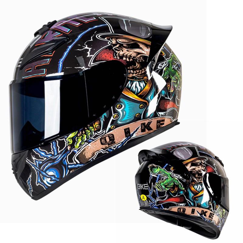 Full Face Motorcycle Helmet Men Women Universal All Fits S XL XXL