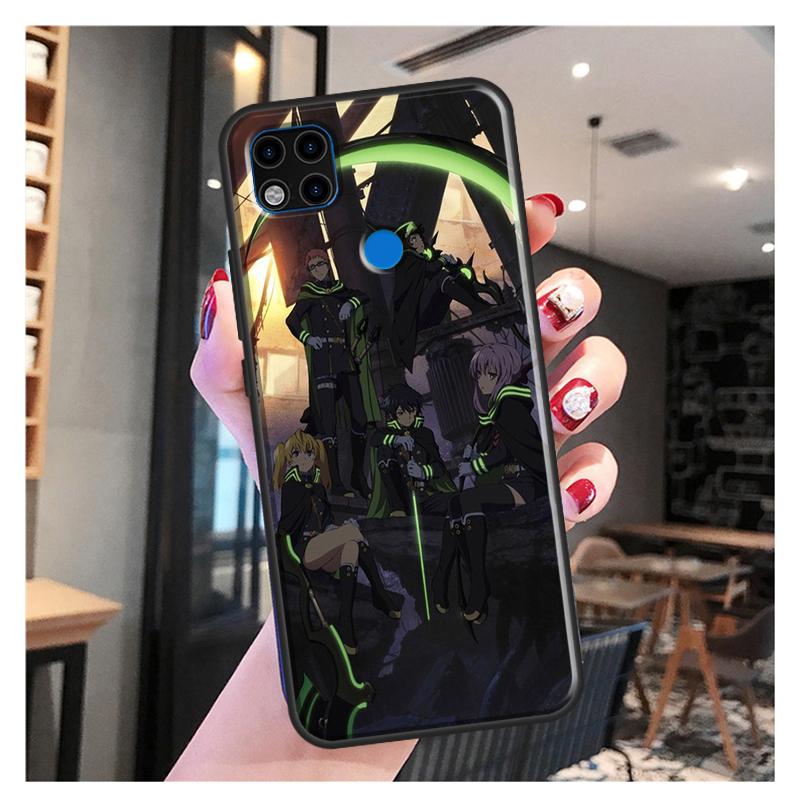 Anime Owari No Seraph Of The End Funda For Xiaomi Redmi Note 10S 9S 8T 9 Note 10 Pro Note 11 Pro Redmi 9C 9A 9T Soft Case